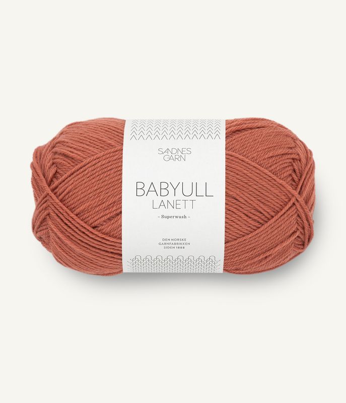 Babyull Lanett 3535 Lys Kobberbrun